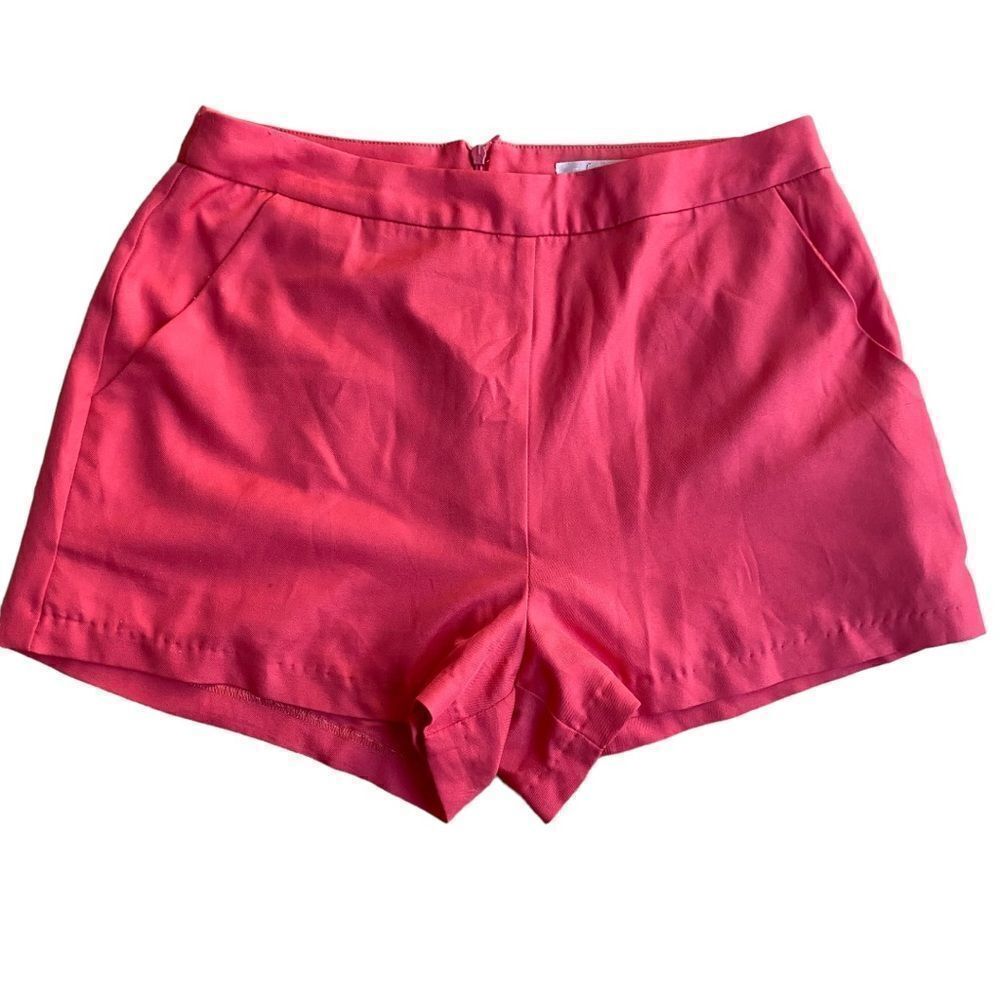Francesca’s Collection Coral Shorts Size Small Pockets